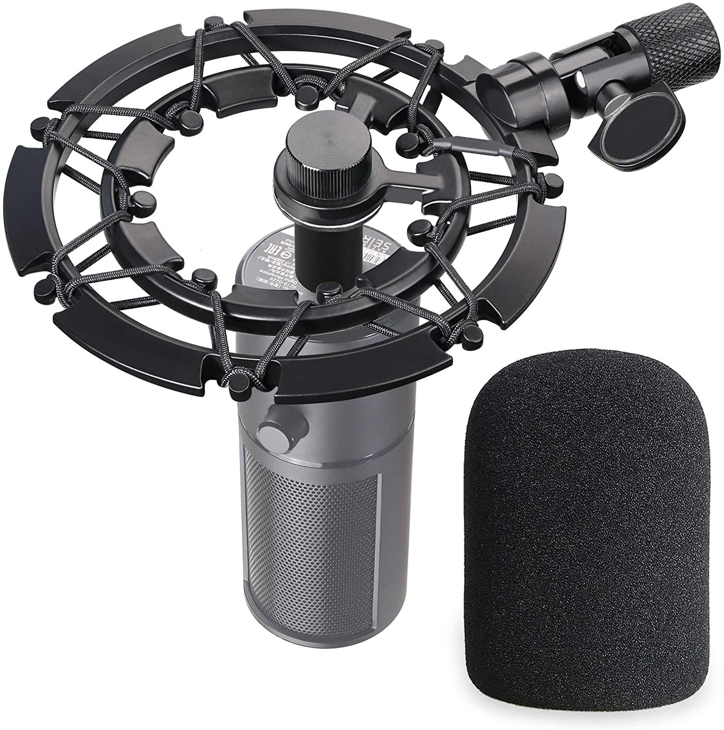 Razer Seiren X Shock Mount and Pop Filter Matching Mic Boom Arm Stand,  Compatible for Razer Seiren X Microphone by
