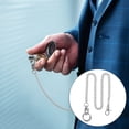 thumbnail image 4 of Miangastore Waist Chain Design Hanging Chain Silver 1Pc 28.0x0.9x0.4In, 4 of 9