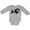 AC-Heather Grey, variant on Inktastic Cute Baby Orca Boys or Girls Long Sleeve Baby Bodysuit