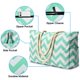 thumbnail image 3 of Bolso de Playa Becokan Grande Impermeable para Mujeres con Cierre, 3 of 6