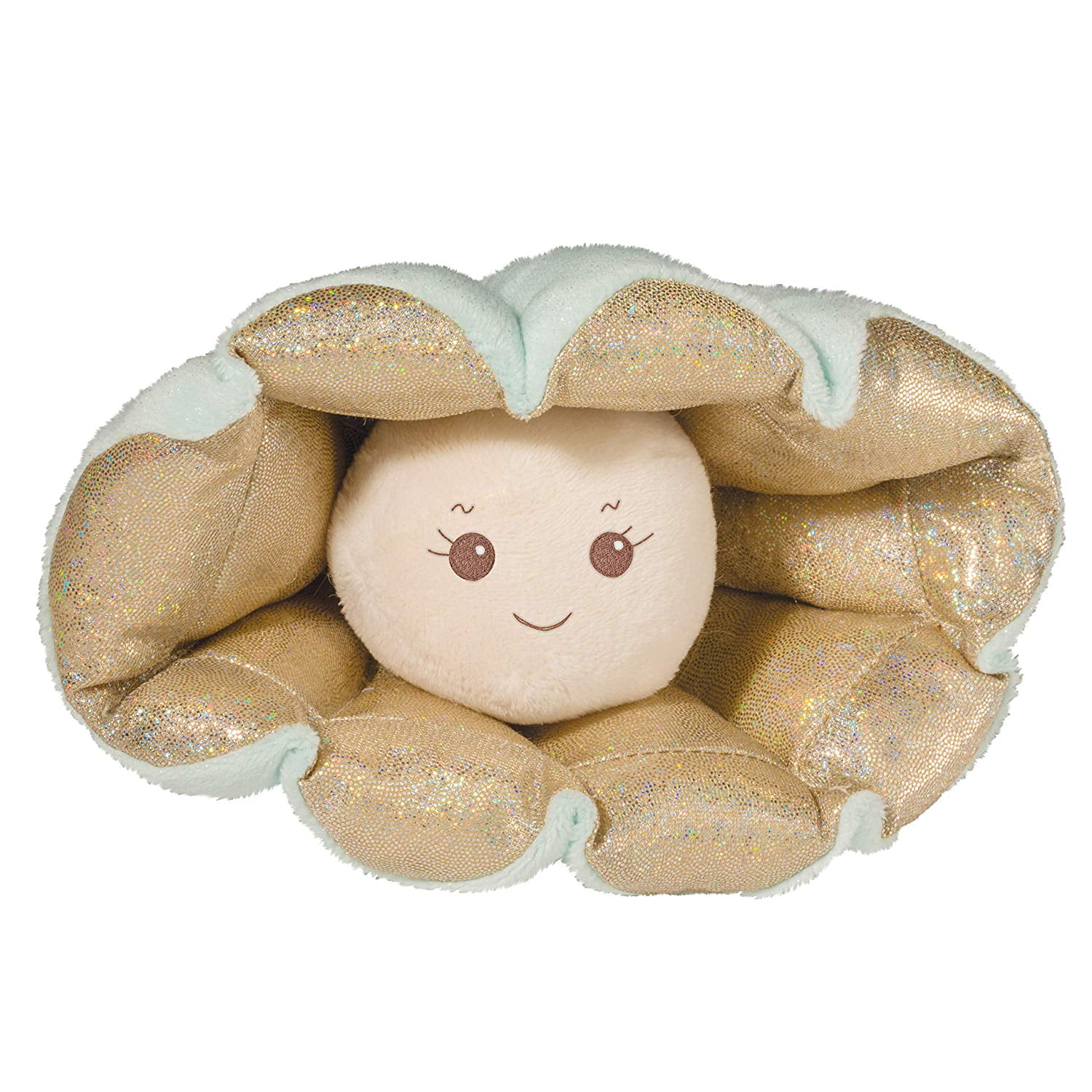 Douglas Plush Moondrop Oyster with Pearl Stuffed Animal, 6