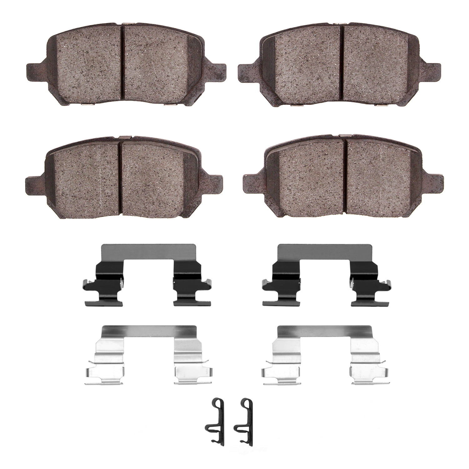 Dynamic Friction Company 1551-0956-01 DFC 5000 Advanced Brake Pads - Ceramic and Hardware Kit - OE