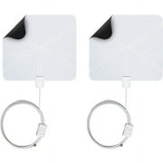 Winegard FL5500a Flatwave Amplified HDTV Indoor Antenna, Pack of 2
