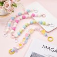 thumbnail image 5 of 4Pcs 4 Style Acrylic Beaded Bag Straps with Alloy Spring Gate Rings Bag Replacement Accessories Mixed Color 262mm and 302x26mm 1pc/style, 5 of 6
