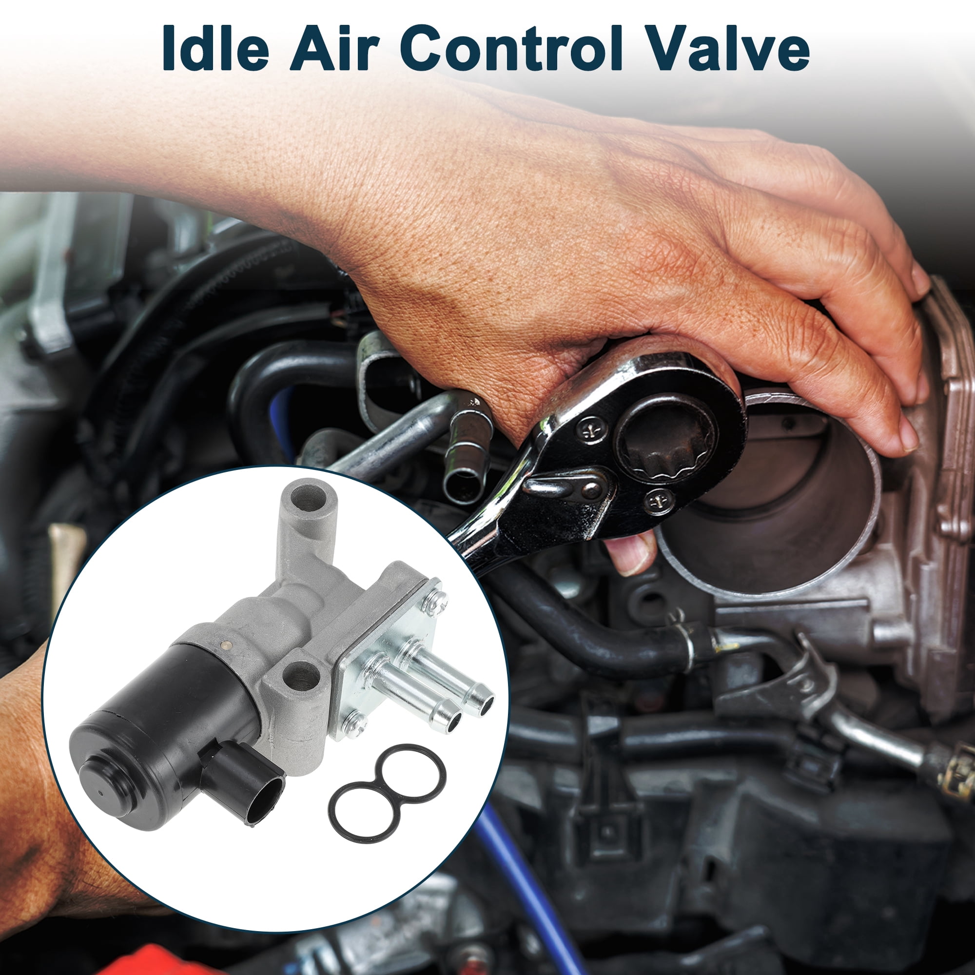 Car Idle Air Control Valve for Acura Integra 1992-2001 for Honda Civic 1992-1995 Replace No.1382000480 IACV Idle Valve Idle Air Control Valve