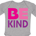 thumbnail image 4 of Inktastic Be Kind Logo in Pink and Purple Boys or Girls Long Sleeve Baby Bodysuit, 4 of 5