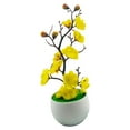 thumbnail image 4 of Flores Artificiales en Maceta, Bonsái de Flor de Ciruelo Artificial para Oficina, Hogar,, 4 of 9