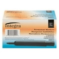thumbnail image 5 of (3 pack) Integra Permanent Chisel Markers Chisel Marker Point Style - Black - 12 / Dozen, 5 of 8