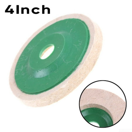 

4-Inch Wool Felt Buffing Polishing Wheel Disc Pad For Angle Grinder Polisher