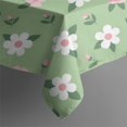 thumbnail image 5 of Pioneer Flower Floral Print Pattern Square Tablecloth, Waterproof Wipeable Spillproof Washable Table Cover for Home Kitchen Party Decor, 42"x42", 5 of 6