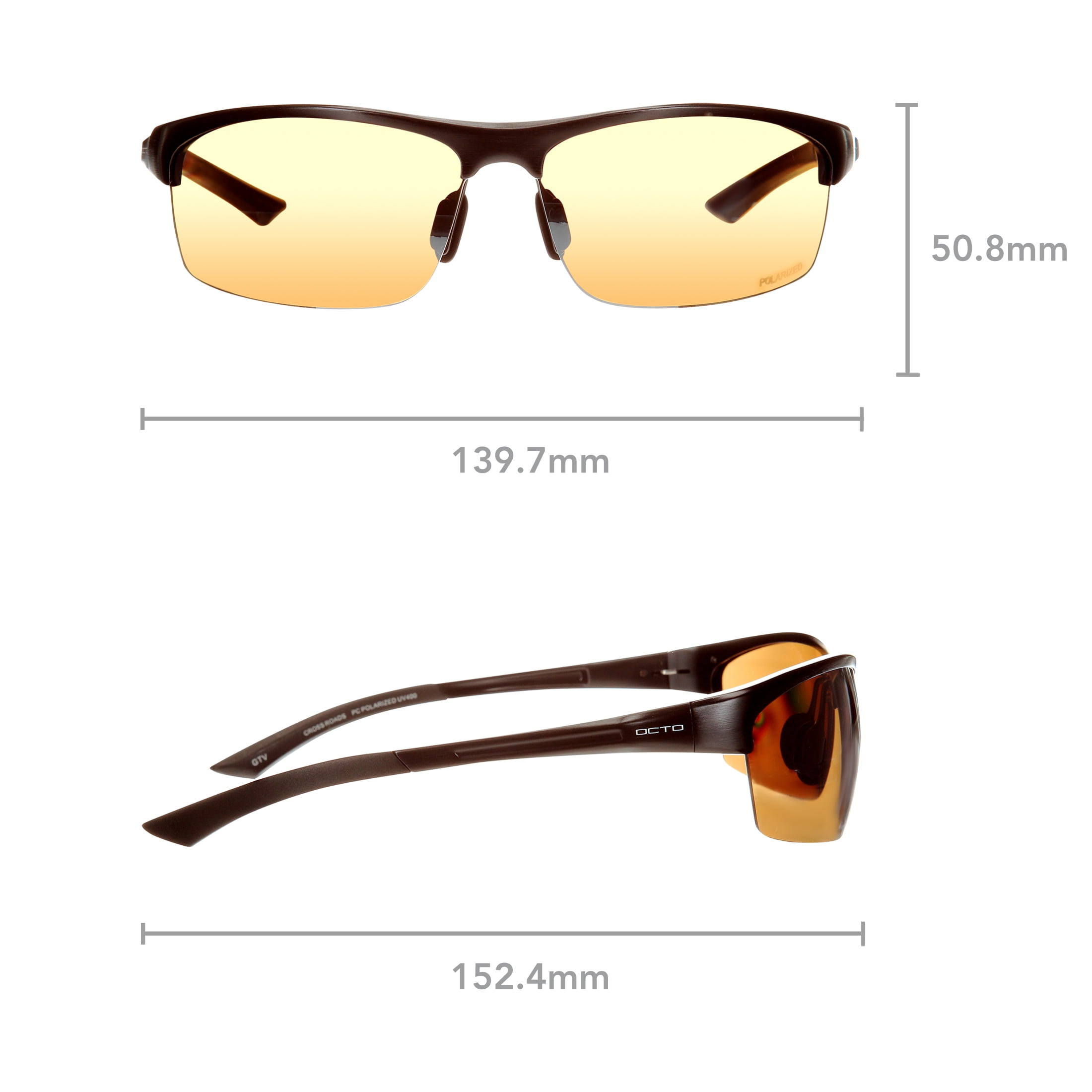 ★RECLOW★ OJO SUNGLASS BROWN Eye Ojo Corp Crossroads Octosport Performance, Adult, Unisex