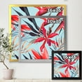 thumbnail image 4 of Designart 'VIntage Tropical Flowers IV' Traditional Framed Art Print, 4 of 4