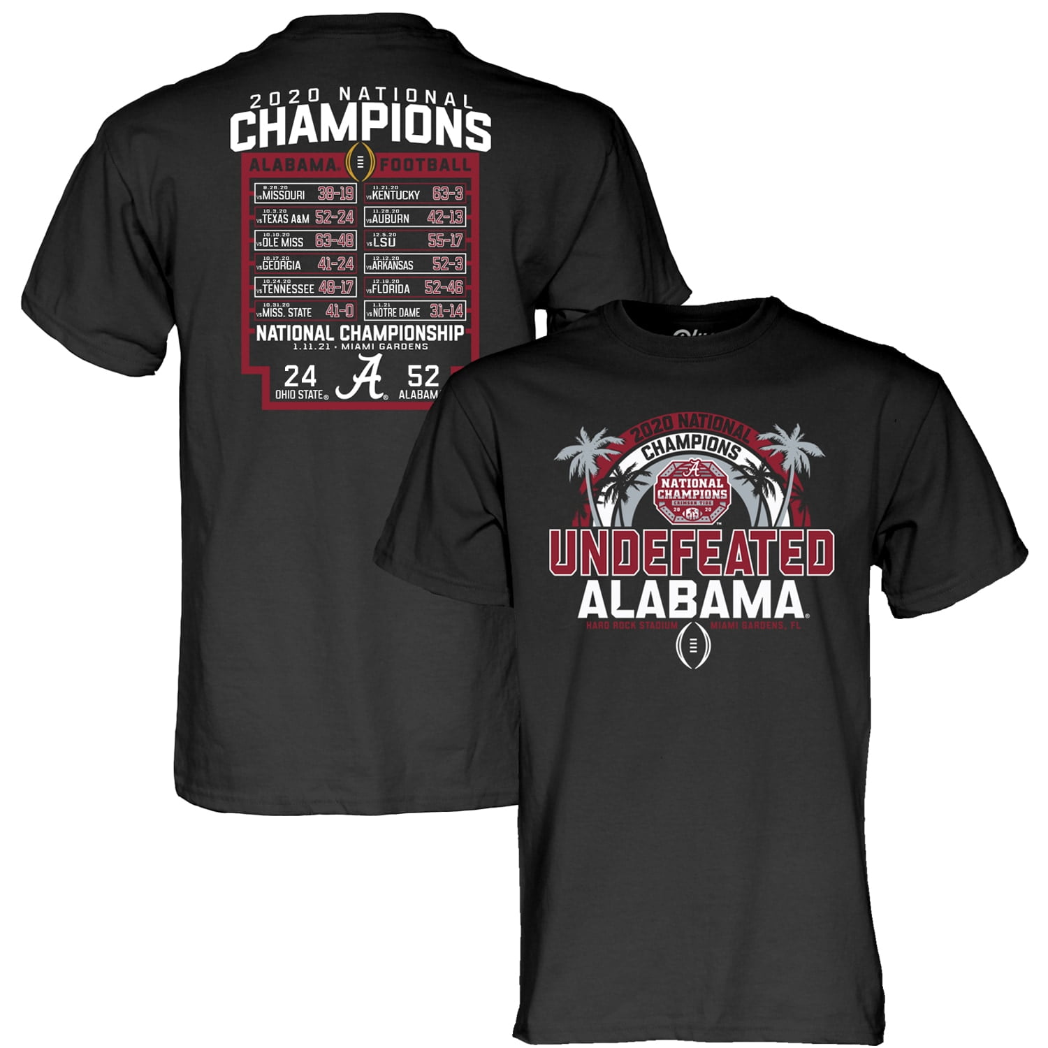Blue 84 Mens Alabama Crimson Tide National Champs Long Sleeve T Shirt 2020-2021 Schedule