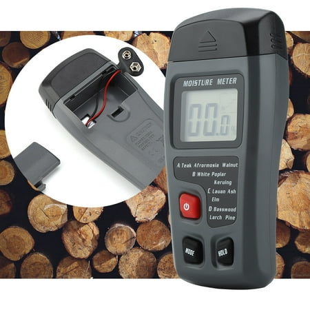 WALFRONT Digital LCD Wood Moisture Meter Humidity Tester Timber Damp Detector ,Wood Moisture Meter, Wood Moisture