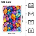 thumbnail image 2 of FORMRS 1-Subject Spiral Notebook 8" x 5" College Ruled 60 Refillable Sheet A5 Hard Cover, Colorful Leaves, 2 of 7