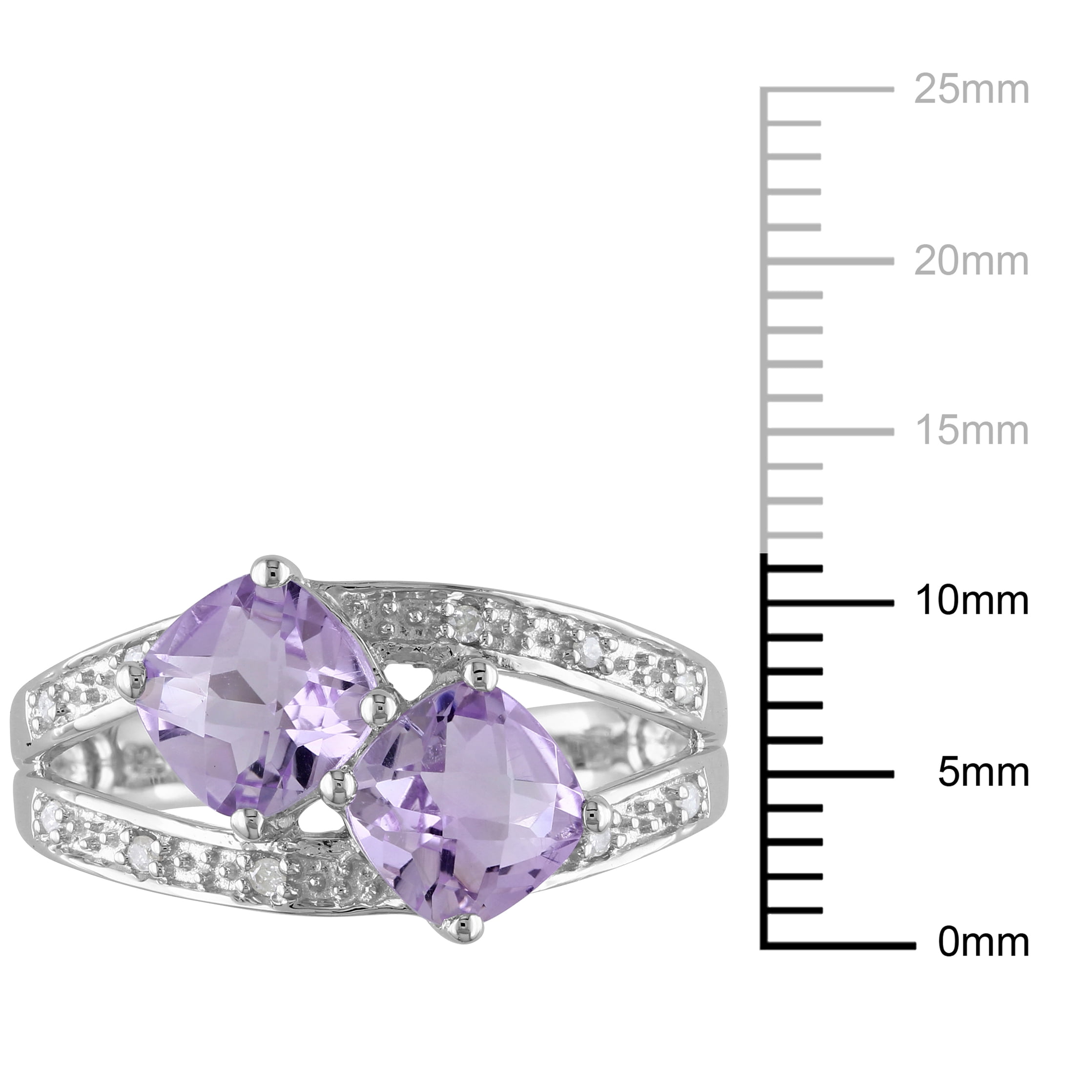 Everly Women's Amethyst Sterling Silver Ring