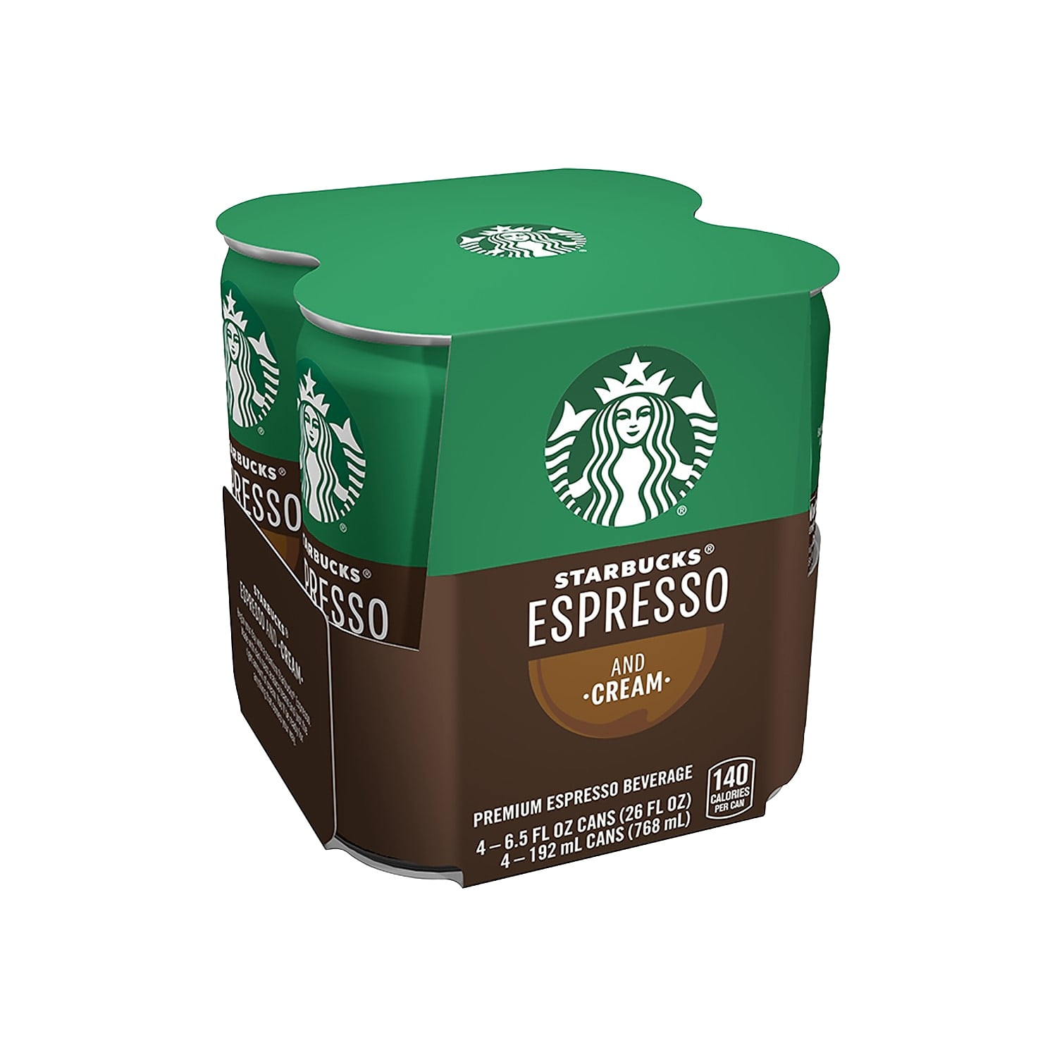 Starbucks Doubleshot Espresso & Cream, 6.5 fl. oz., Ice Shots Cold