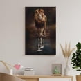 thumbnail image 7 of Lion And Lamb Poster Canvas Wall Art Print For Room Aesthetic And Decor Poster For Bedroom Living Room Bathroom Kitchen Office Decor, 7 of 7