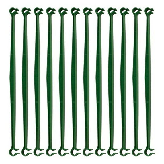 24Pcs Plant Stake Arms for Tomato Cage,11.8" Garden Stake Connectors with 2 Adjustable Buckles,Expandable Trellis Connectors Attach 11mm Diameter Plant Stakes for Climbing Plants Vegetables