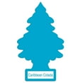 thumbnail image 2 of LITTLE TREES Car Air Freshener, Hanging Paper Tree for Home or Car, Caribbean Colada, 24 Pack, 2 of 3