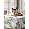 thumbnail image 6 of Plant Green Table Cloth 60x102 Inch Rectangle, Farmhouse Eucalyptus Leaf Watercolor Waterproof Tablecloth Washable Table Cover for Party Picnic Dinner Decor, 6 of 9