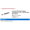 thumbnail image 2 of Accessory Belt Tension Damper - Compatible with 1998 - 2000 Mercedes-Benz SLK230 1999, 2 of 2