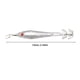 thumbnail image 3 of Squid Jig Head Fish Tools 5 Colors 10cm/3.94in Bait Lure Lamp LED (White), 3 of 8