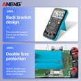 thumbnail image 2 of ANENG-AN9002 6000 Counts Multimeter LCD Continuity Temperature Auto-ranging Tester Resistance Temperature Capacitance Detector Electrical Meter Blue, 2 of 9