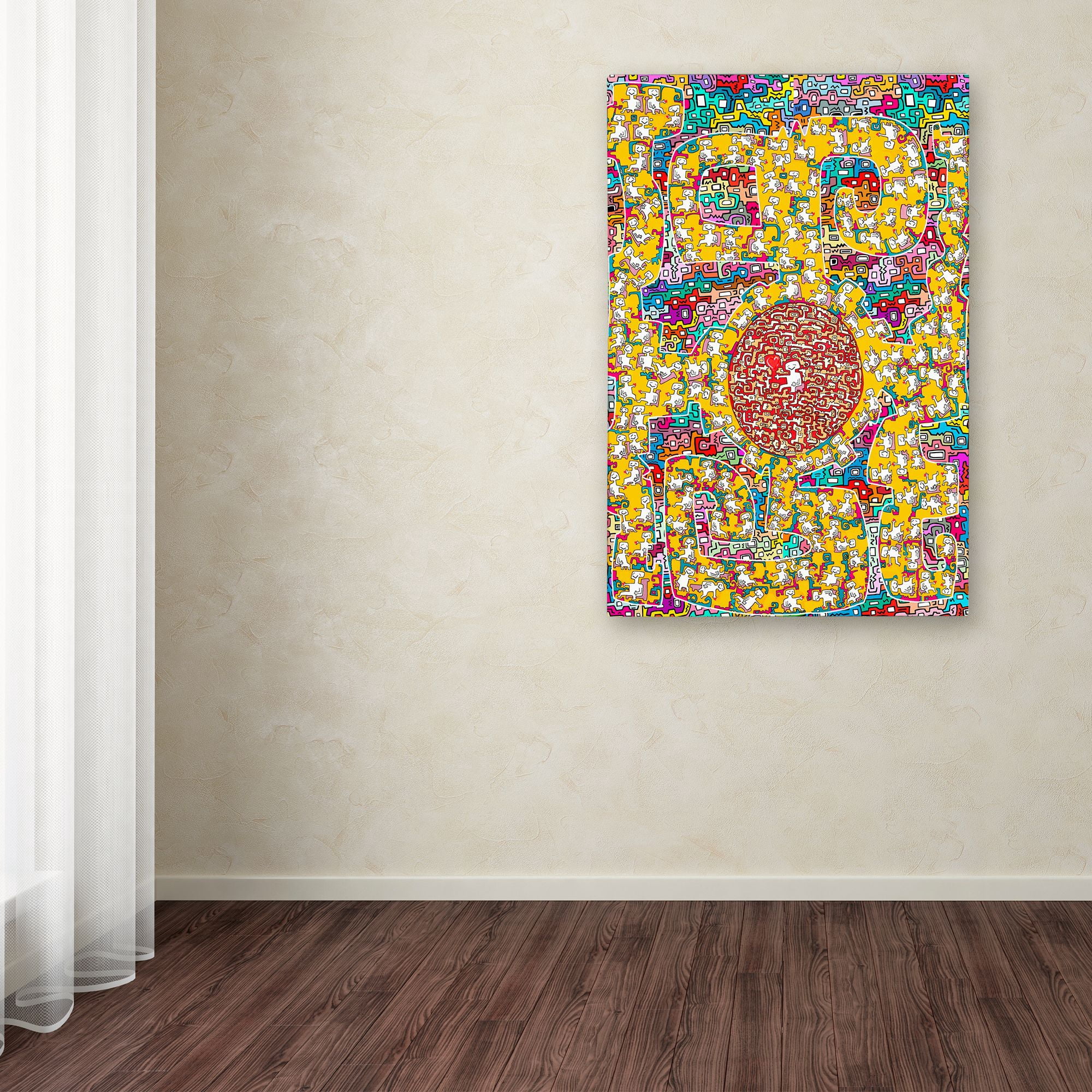 Trademark Fine Art 'I Give You My Heart' Canvas Art by Miguel Balbas