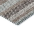 thumbnail image 3 of Addison Rugs Mayfield Premium Machine Washable Transitional Stripes Taupe Rectangle Rug, 5' x 7'6", 3 of 7