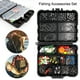 thumbnail image 1 of Kit de accesorios de pesca 188PCS con caja de aparejos | Alicates | Ganchos de plantilla | Giratorios | Pesos | Líderes | Señuelos | Acero inoxidable | Compacto y portátil 4.72"x3.8"x1.2" Set, 1 of 9