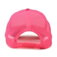 thumbnail image 4 of DALIX Solid Blank Trucker Hats Caps (2 for 1 Deal) in Hot Pink, 4 of 6