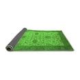 thumbnail image 2 of Ahgly Company Indoor Square Oriental Green Industrial Area Rugs, 5' Square, 2 of 4