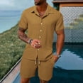 thumbnail image 2 of Men's Lightweight Summer Suit Comfortable Athletic Two Piece Set Breathable Casual Outfit for Sports and Leisure, 2 of 2