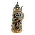 thumbnail image 3 of Barcelona Spain Landmarks Panorama LE German Stoneware Beer Stein .5 L Germany, 3 of 10