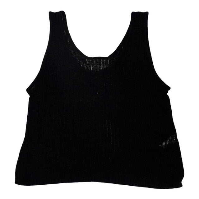 Top Ocean Pacific para Mujer con Tirantes Negro Talla EG