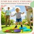 thumbnail image 3 of Sunforu Balance Stepping Stones for Kids, 5pcs Non-slip River Stones Ideal for Indoor & Outdoor Play, Promoting Coordination and Sensory Skills Suitable for Toddlers Aged 3+, 3 of 9