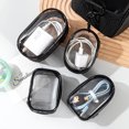 thumbnail image 2 of Bolsas de almacenamiento transparentes, llavero, línea de datos, moneda, juguetes, estuche organizador, billetera transparente gruesa, llavero, llavero de coche, regalos de joyería, 2 of 5