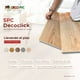 thumbnail image 4 of Piso vinílico DECOCLICK sistema click SPC estilo madera 11 piezas 2.45m2 Resistente al agua alto transito, 4 of 5