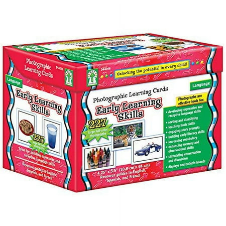 Carson Dellosa Early Learning Skillslearning Cards (D44046)