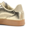 thumbnail image 4 of LUCKY STEP Womens Classic Retro Sneakers Non Slip Fashion Casual Shoes,Gold, 4 of 7