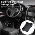 thumbnail image 3 of Pebbuoy Hidden Tray Front Seat Car Organizer Under-seat Storage Box Large Capacity Simple Installation Storage Case for Model3/Y, 3 of 7