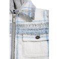 thumbnail image 5 of Jordan Craig KIDS  Boys Flannel Over Shirt With Hood (Light Blue), 5 of 7