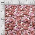thumbnail image 2 of oneOone Cotton Cambric Pink Fabric Ocean Shark Dress Material Fabric Print Fabric By The Yard 42 Inch Wide, 2 of 4