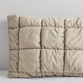 thumbnail image 6 of Intelligent Design Velvet Dream Puff 3-PC Velvet King Comforter Set in Taupe, 6 of 10