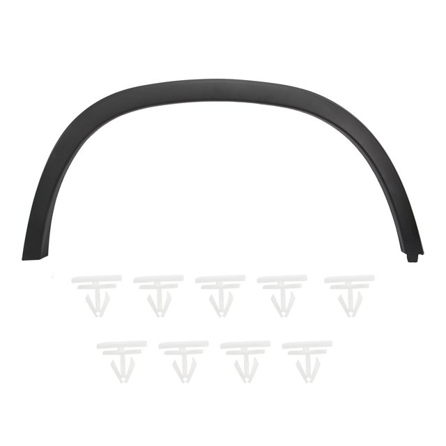 Front Mudguard Arch Molding, Perfect Fit Tire Protection Wheel Eyebrow Arch Protector Trim High Strength Durable For Trax 2013 To 2016