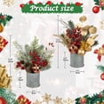 thumbnail image 2 of Árbol de Navidad en maceta Hollyone 12 artificiales x2, 2 of 6