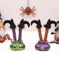 thumbnail image 6 of Witch Legs Halloween Table Decorations, Striped Witch Legs, Upside Down Wicked Witch Legs Prop for Home Tabletop Decor, Halloween Witch Decorations, 6 of 6