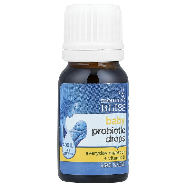 Mommy's Bliss Probiotic Drops Vitamin D for Baby, Newborn