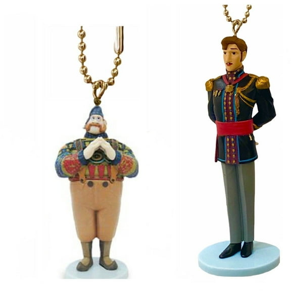 Oekan & King Agnarr PVC Keychain Dangler Ornament Figure Frozen Elsa Anna Dad